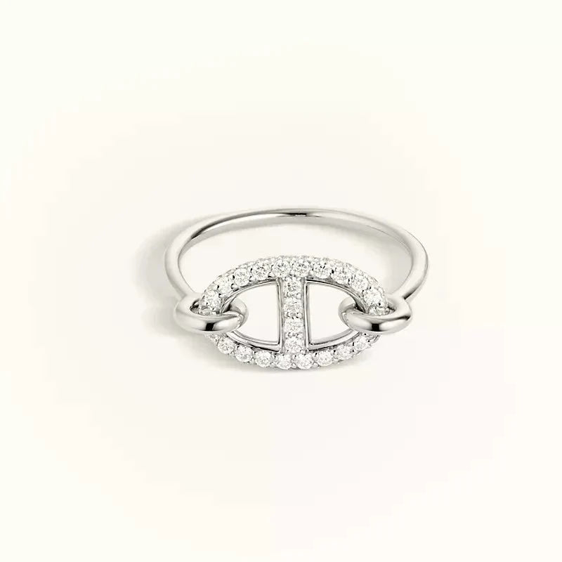 [Super Jewellery]RONDE SMALL SILVER DIAMOND RING