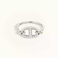 [Super Jewellery]RONDE SMALL SILVER DIAMOND RING