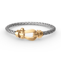 [Super Jewellery]FORCE LARGE HORSESHOE NO DIAMOND BRACELET GOLD