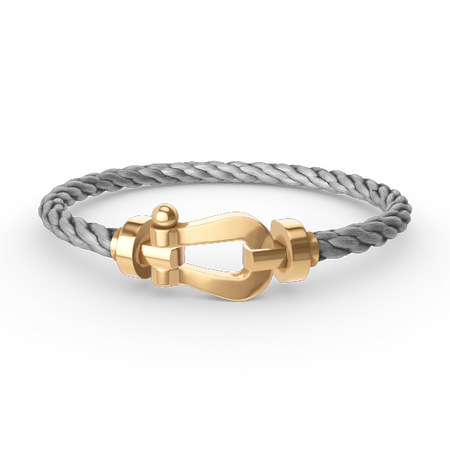 [Super Jewellery]FORCE LARGE HORSESHOE NO DIAMOND BRACELET GOLD