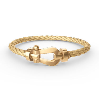 [Super Jewellery]FORCE LARGE HORSESHOE NO DIAMOND BRACELET GOLD