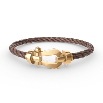 [Super CiCi ]FORCE LARGE HORSESHOE NO DIAMOND BRACELET GOLD