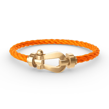 [Super Jewellery]FORCE LARGE HORSESHOE NO DIAMOND BRACELET GOLD