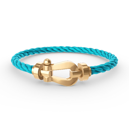 [Super Jewellery]FORCE LARGE HORSESHOE NO DIAMOND BRACELET GOLD