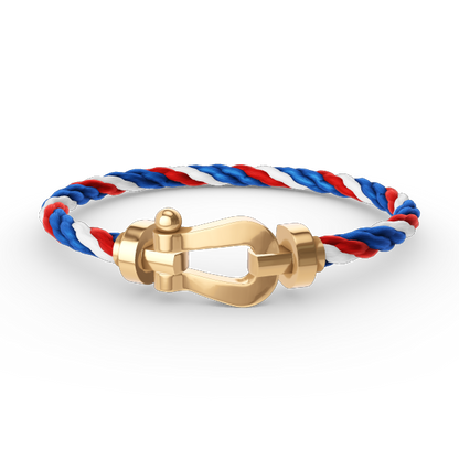 [Super Jewellery]FORCE LARGE HORSESHOE NO DIAMOND BRACELET GOLD