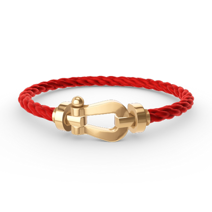[Super Jewellery]FORCE LARGE HORSESHOE NO DIAMOND BRACELET GOLD