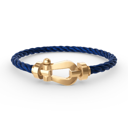 [Super Jewellery]FORCE LARGE HORSESHOE NO DIAMOND BRACELET GOLD