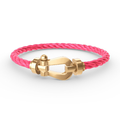 [Super Jewellery]FORCE LARGE HORSESHOE NO DIAMOND BRACELET GOLD