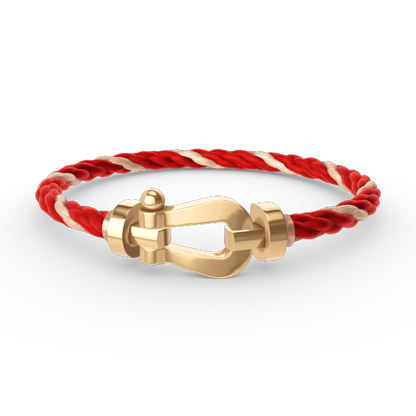 [Super Jewellery]FORCE LARGE HORSESHOE NO DIAMOND BRACELET GOLD