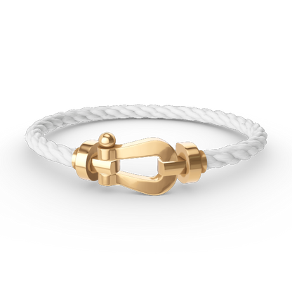 [Super Jewellery]FORCE LARGE HORSESHOE NO DIAMOND BRACELET GOLD