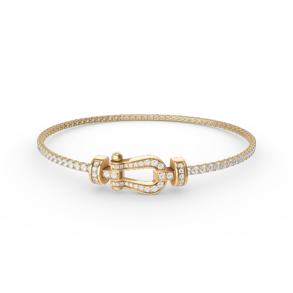 [Super Jewellery]FORCE  HORSESHOE  DIAMOND TENNIS BRACELET