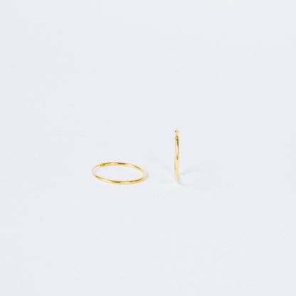 Thin Hoop Earrings