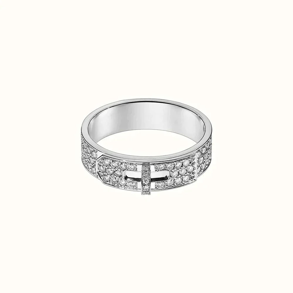 [Super Jewellery]KELLY SILVER DIAMOND RING