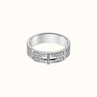 [Super Jewellery]KELLY SILVER DIAMOND RING