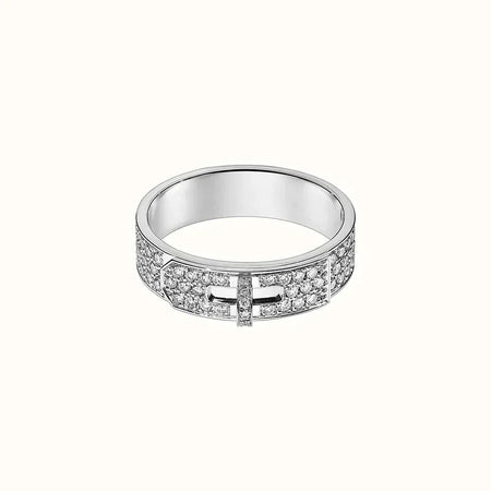 [Super Jewellery]KELLY SILVER DIAMOND RING