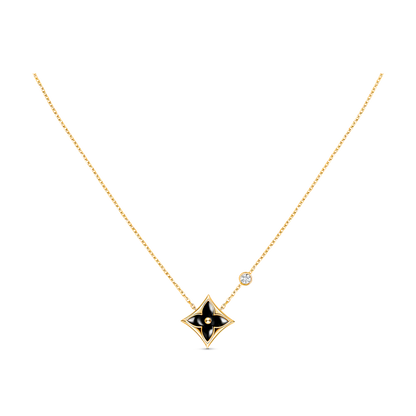 [Super Jewellery]STAR BLACK MOP NECKLACE