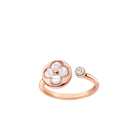 [Super Jewellery]SUN 1 DIAMOND PINK MOP RING