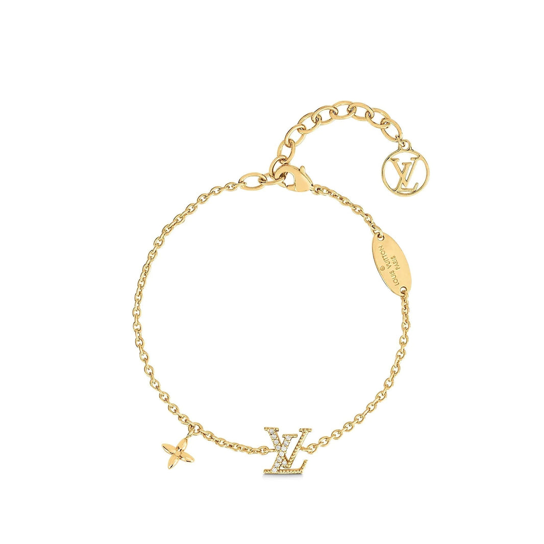 [Super Jewellery]LOGO STAR MOTIF GOLD BRACELET