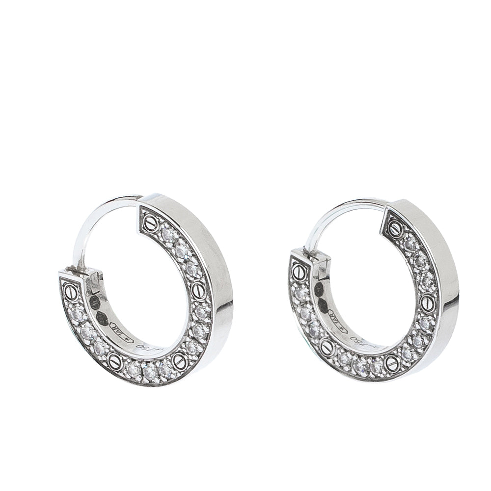 [Super Jewellery]LOVE DIAMOND EARRINGS