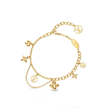 [Super Jewellery]BLOOMING PINK GOLD MOP BRACELET