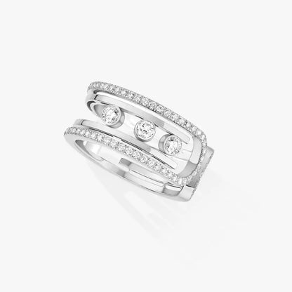 [Super Jewellery]Move 10th Diamond Ring in Gold