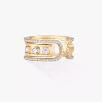 [Super Jewellery]Move 10th Diamond Ring in Gold