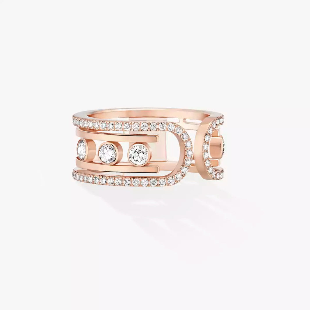 [Super Jewellery]Move 10th Diamond Ring in Gold