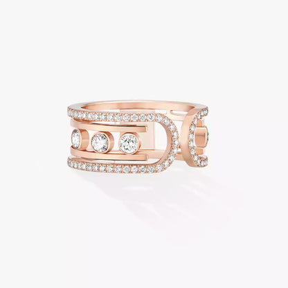 [Super Jewellery]Move 10th Diamond Ring in Gold