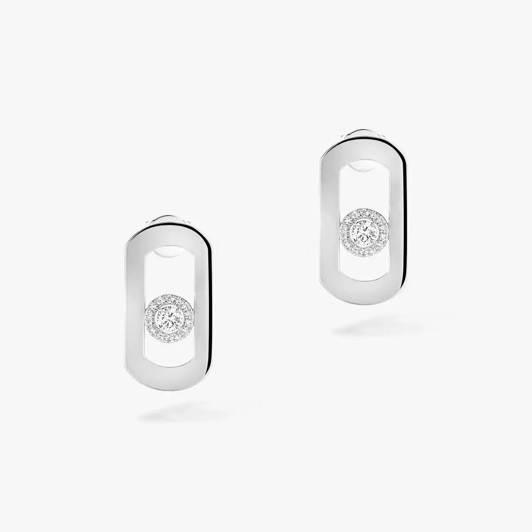[Super Jewellery]So Move Diamond Earrings in Yellow Gold