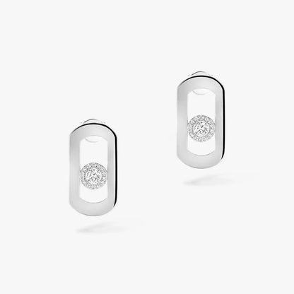 [Super Jewellery]So Move Diamond Earrings in Yellow Gold