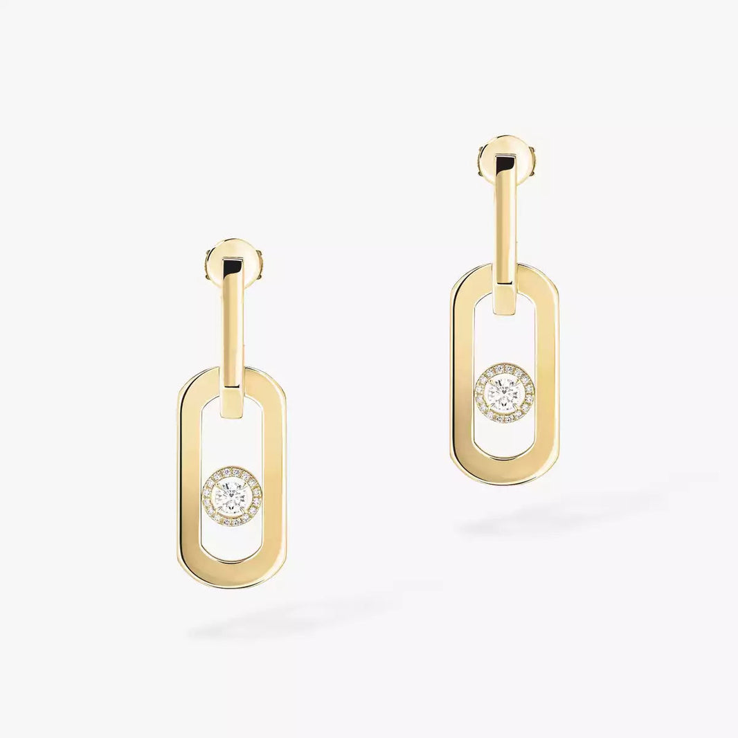 [Super Jewellery] So Move XL Diamond Hoop Earring