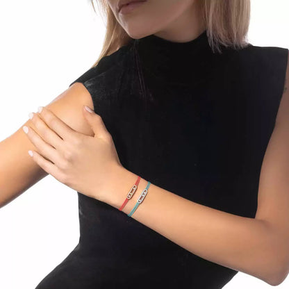 [Super Jewellery]Messika Care(s) pink cord pavé bracelet