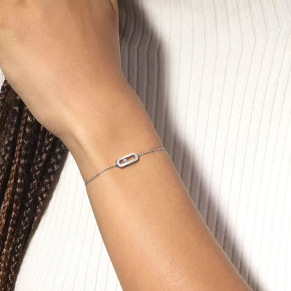 [Super Jewellery]Move Uno Diamond Bracelet