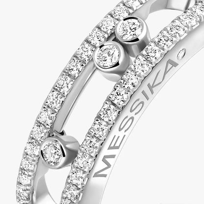 [Super Jewellery] Baby Move Gold Diamond Pave_ Ring