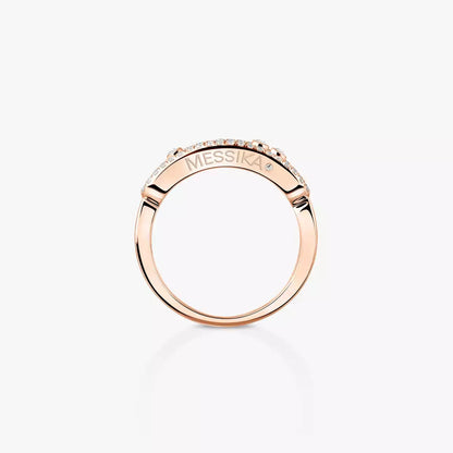 [Super Jewellery] Baby Move Gold Diamond Pave_ Ring