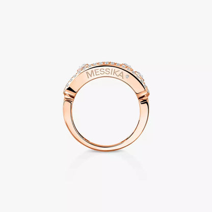 [Super Jewellery] Move Gold Diamond Pave_ Ring