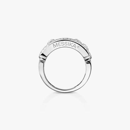 [Super Jewellery] Move Gold Diamond Pave_ Ring
