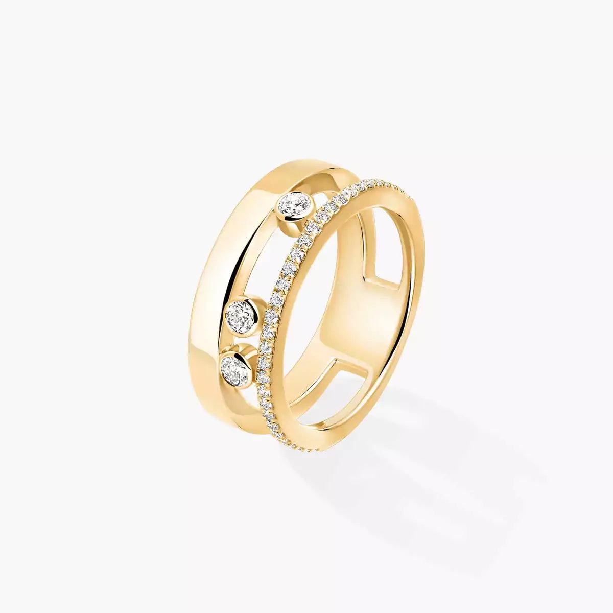 [Super CiCi]Move Romane Diamond Ring