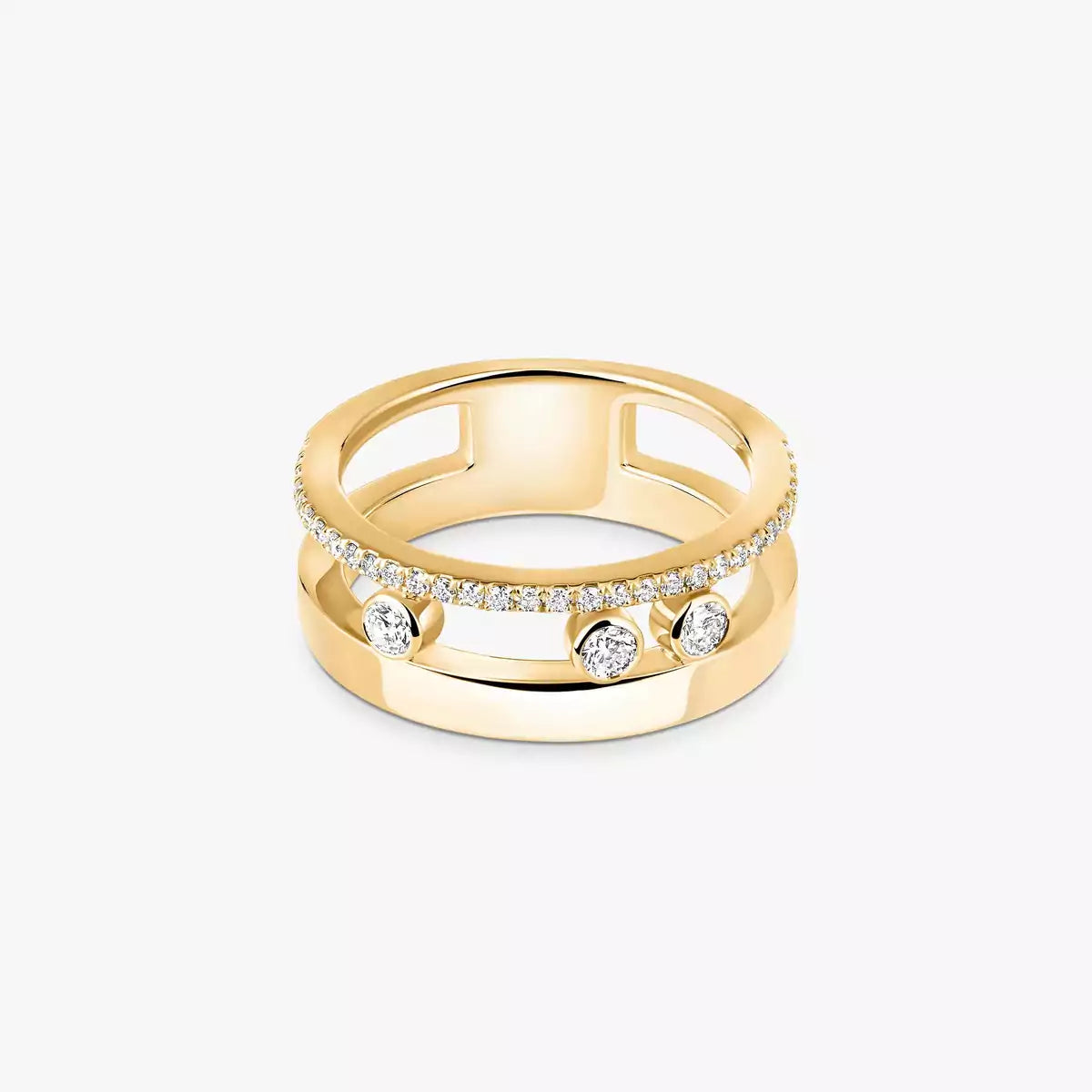 [Super CiCi]Move Romane Diamond Ring