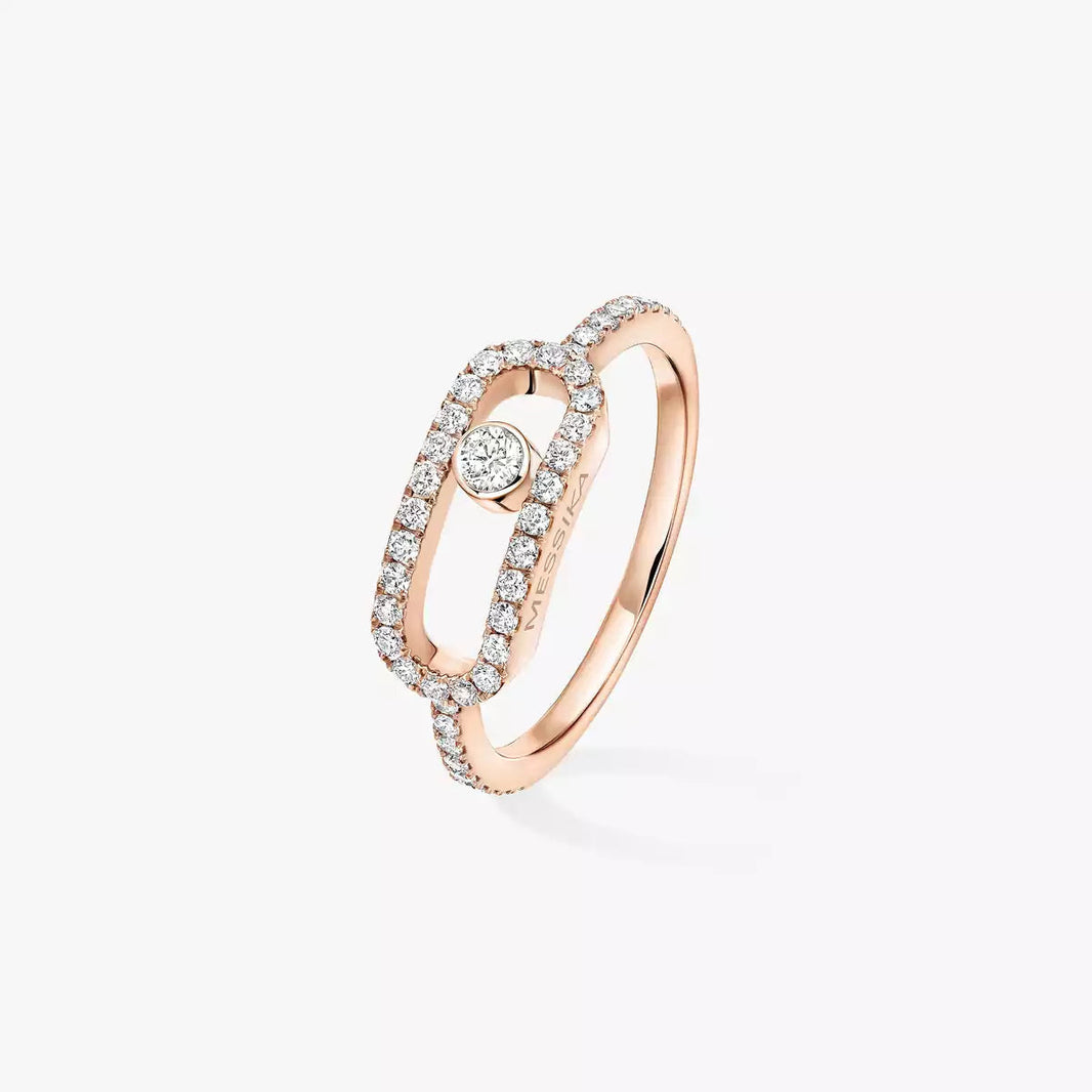 [Super Jewellery]Move Uno Diamond Ring in Gold