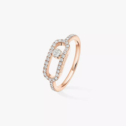 [Super Jewellery]Move Uno Diamond Ring in Gold