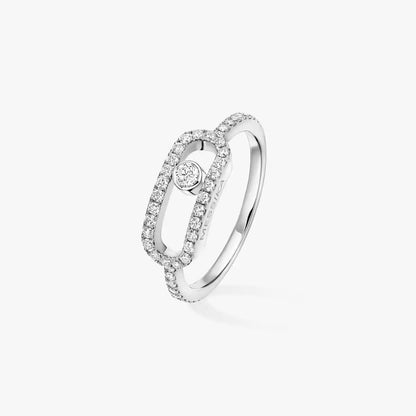 [Super Jewellery]Move Uno Diamond Ring in Gold