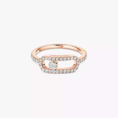 [Super Jewellery]Move Uno Diamond Ring in Gold