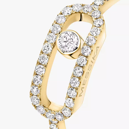 [Super Jewellery]Move Uno Diamond Ring in Gold