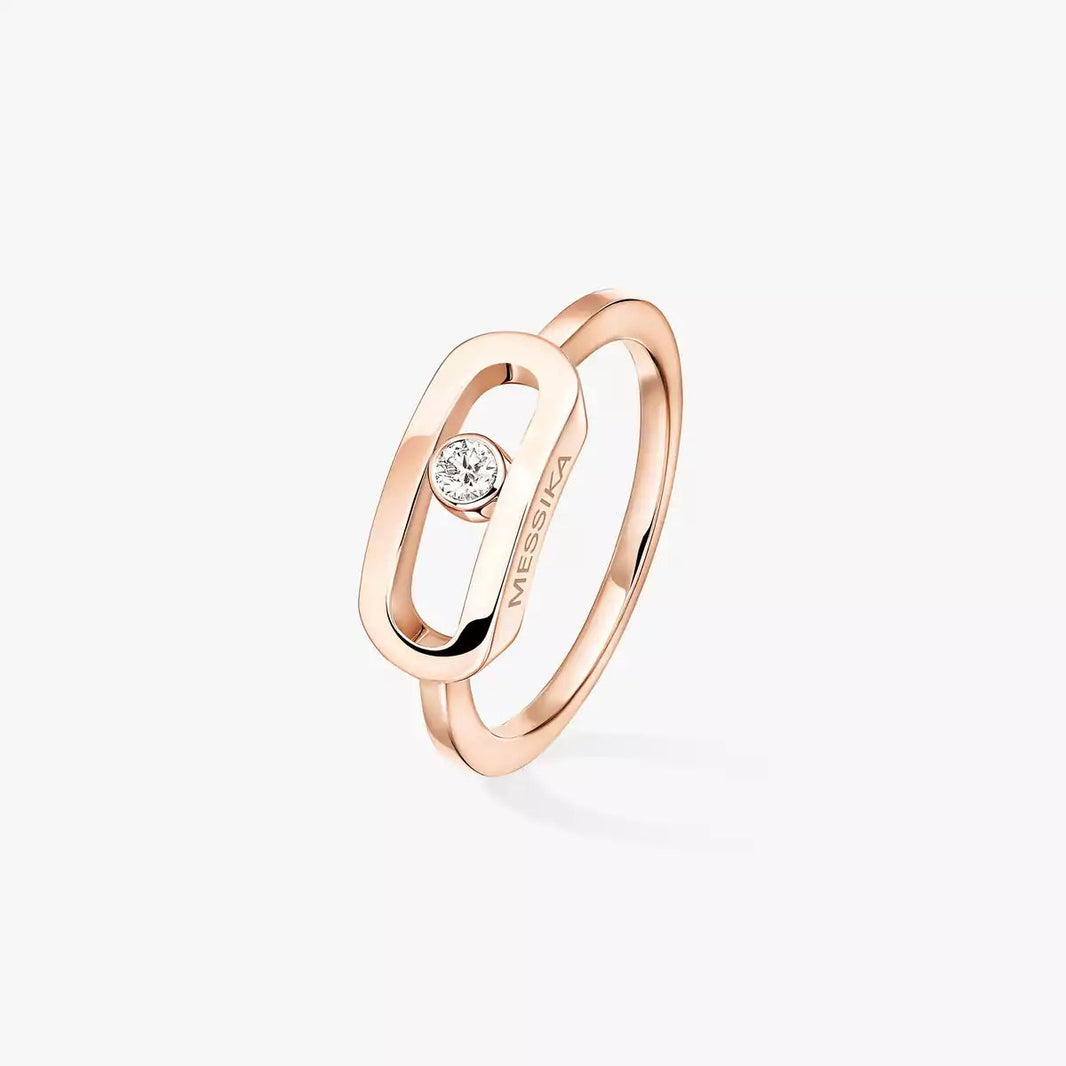 [Super Jewellery]Move Uno Diamond Ring in Gold