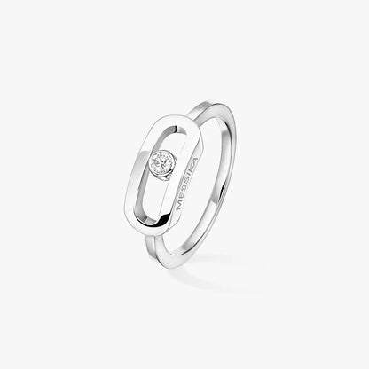 [Super Jewellery]Move Uno Diamond Ring in Gold