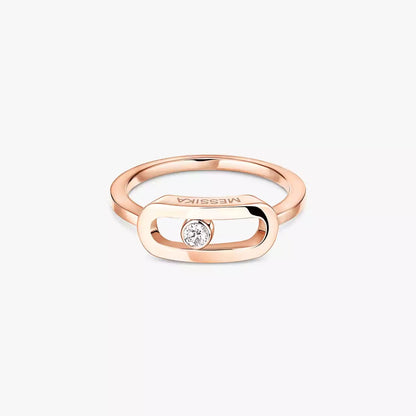 [Super Jewellery]Move Uno Diamond Ring in Gold
