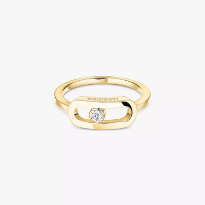 [Super Jewellery]Move Uno Diamond Ring in Gold