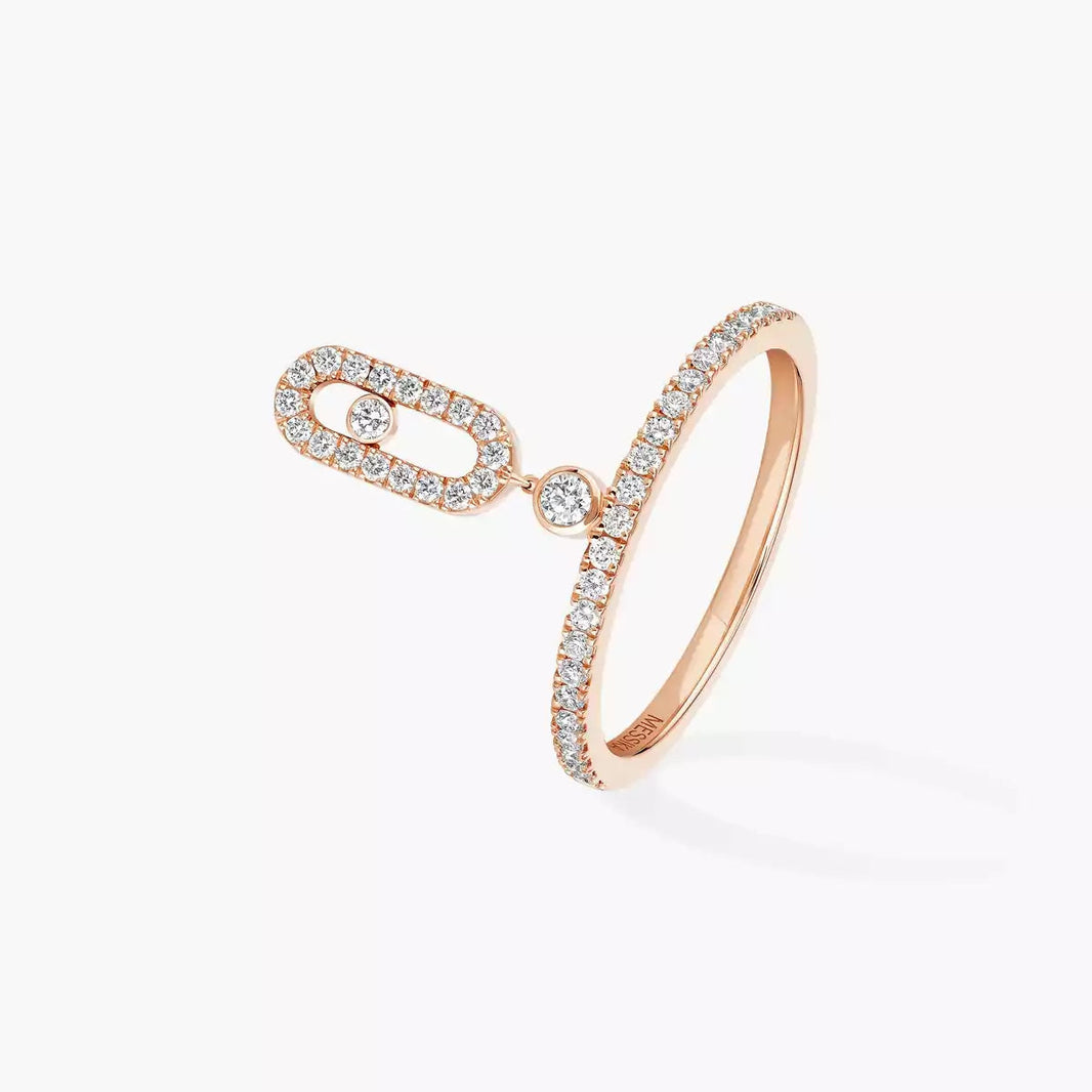 [Super Jewellery] Move Uno Diamond Ring