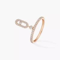 [Super Jewellery] Move Uno Diamond Ring